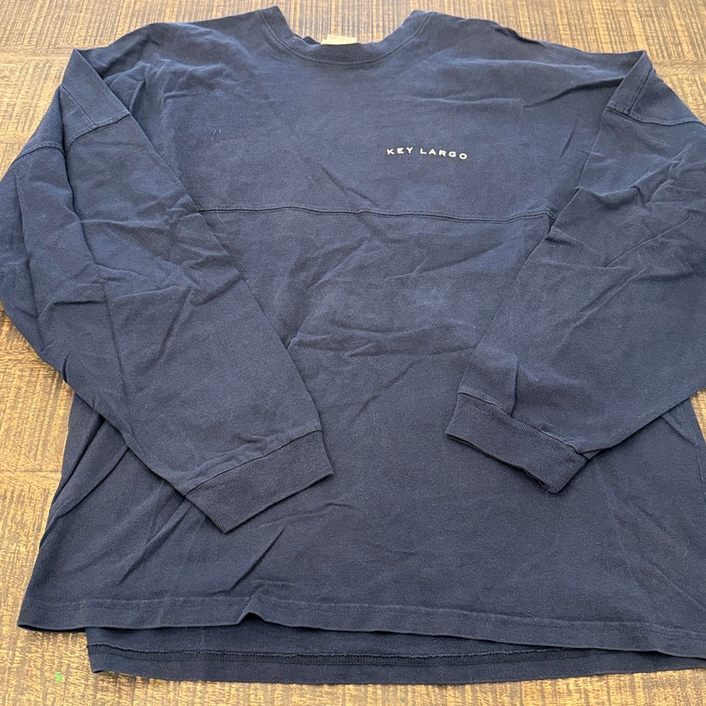 Navy Long Sleeve Shirt - Spirit Jersey - Pennekamp State Park - Key Largo